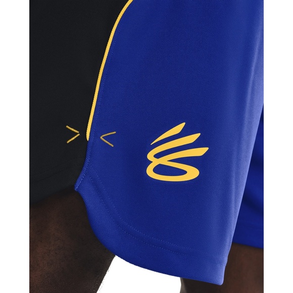 Under Armour Curry Brand UNDRT Splash Shorts 1362002 400 (Blue/Black) - Picture 3 of 6